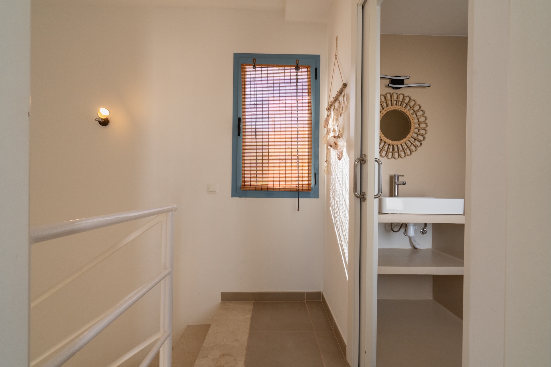 Resa Estates Ibiza sale ted koop Cala Tarida patio townhouse first floor.JPG